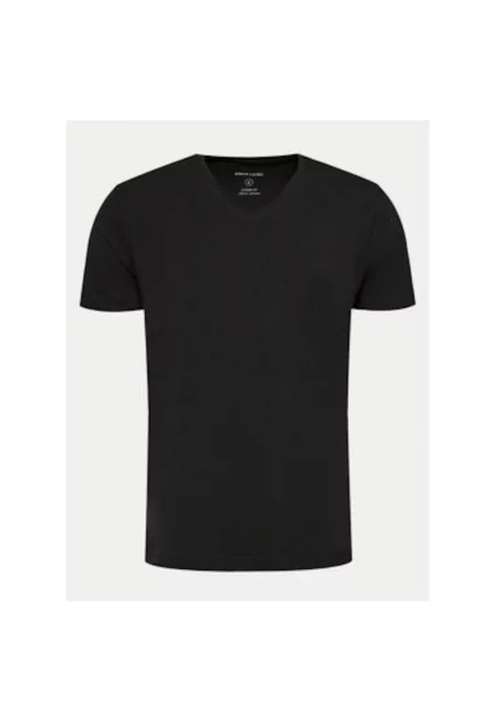 Комплект от 2 мъжки тениски -  304463266 - Памук - Черен - Черен