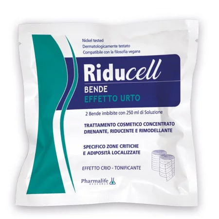 Компресни превръзки при подуване и тежест в краката с Готу кола + Есцин + Кофеин Riducell, 2 бр