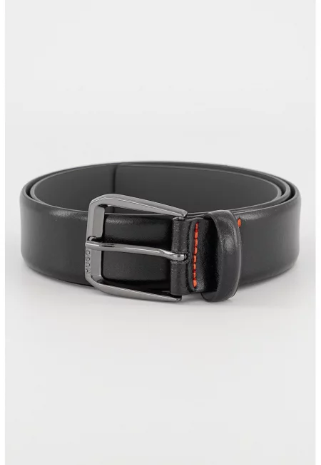 Кожен колан Giuel - Черен