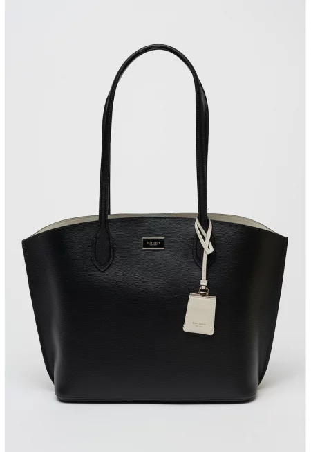 Кожена чанта - Черен