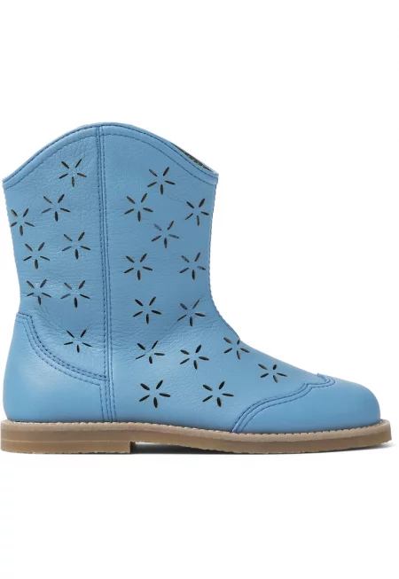 Кожени боти TWS 26959 - Син