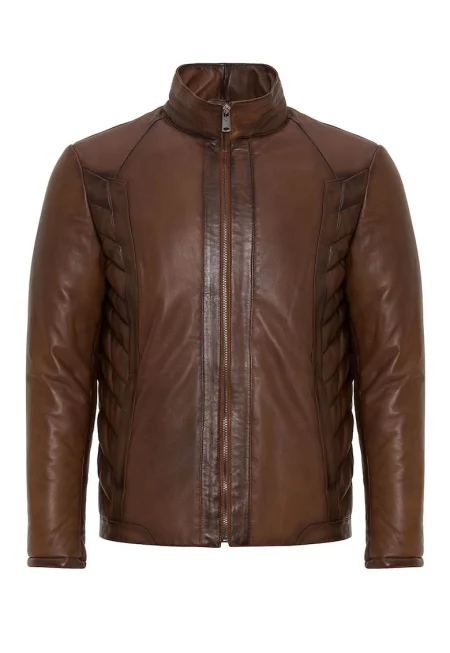 Кожено яке с шевове