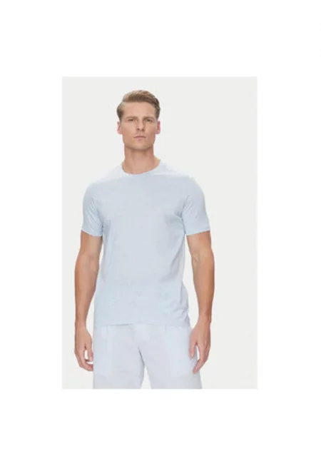 Мъжка тениска  25411015 - памук - светлосин - Светлосин