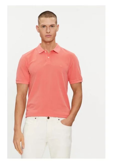 Мъжка тениска -  595623 - Червена - Памук