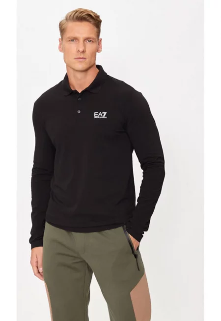 Мъжка тениска - Emporio Armani  304212758 - Памук - Черен - Черен