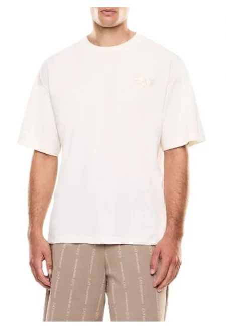 Мъжка тениска TRAIN GRAPHIC SERIES M TEE SS EQUIPMENT -  Памук - Бял -