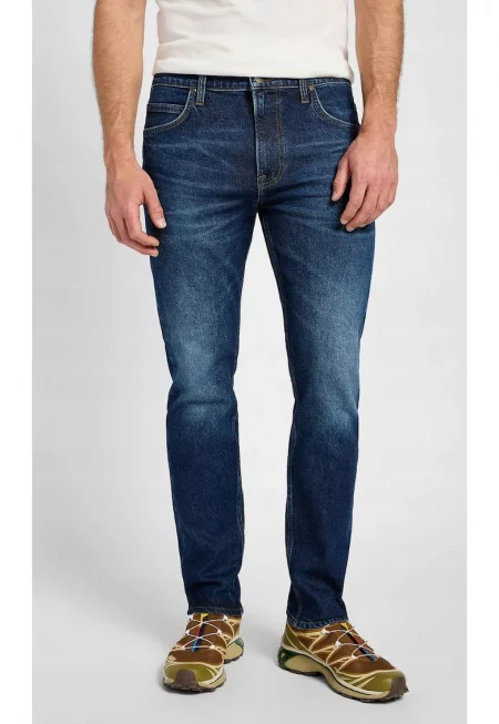 Мъжки дънки Slim Fit  Rider - памук/лиосел/еластан - тъмносин - - Тъмносин