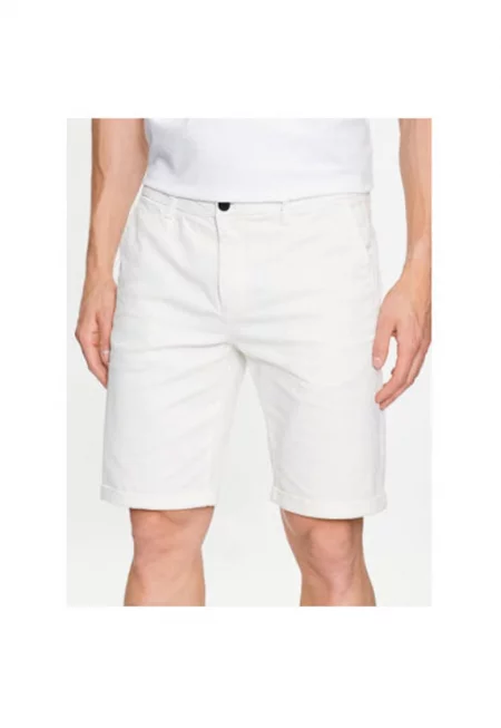 Мъжки къси панталони  30-505044 - Памук - XS INTL - Бял