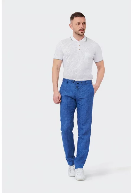 Мъжки панталони  Joker 5693 светло сини