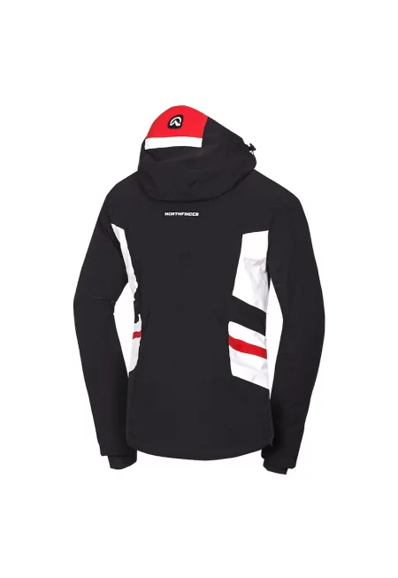 Мъжко ски яке Primaloft Eco 10K/10K Damien - Черен | Червен