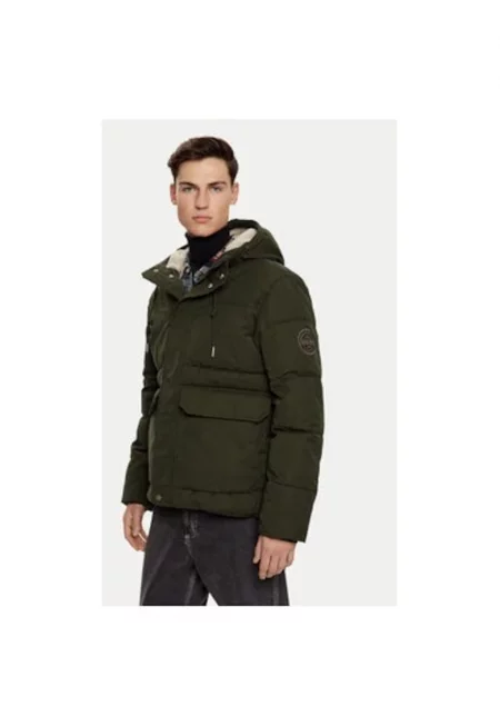 Мъжко яке -  304370236 - Полиестер - Зелено - Зелен