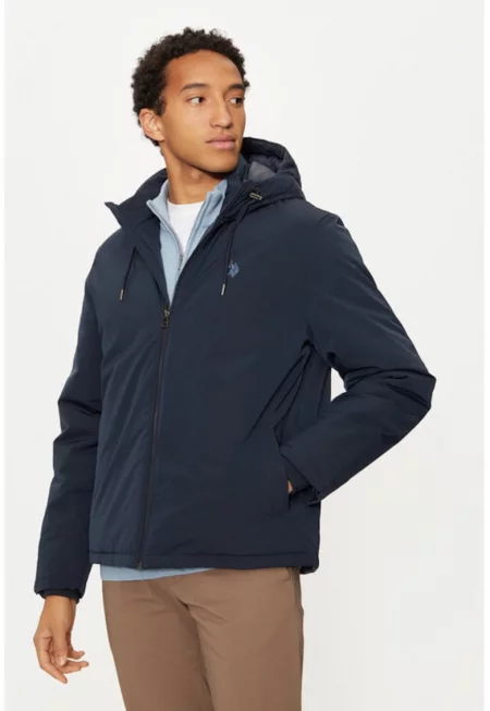 Мъжко яке - US Polo Assn. - 304798016 - Полиестер - Син - Син