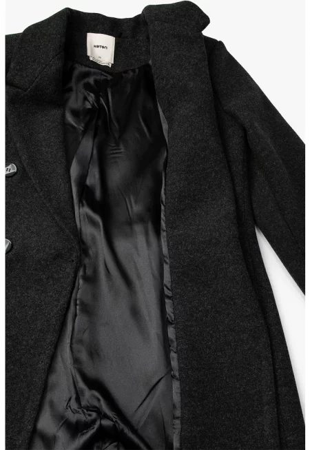 Палто с раздвоен ревер