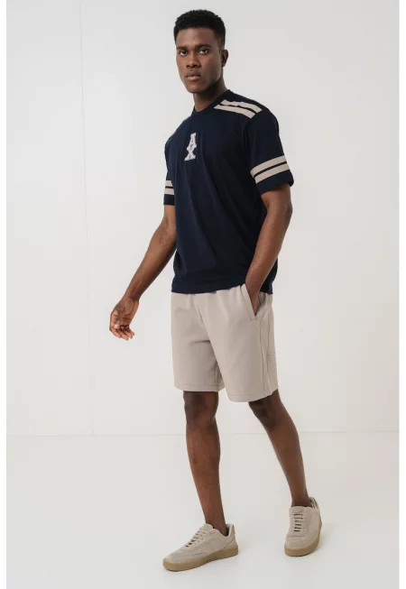 Памучна тениска с райе