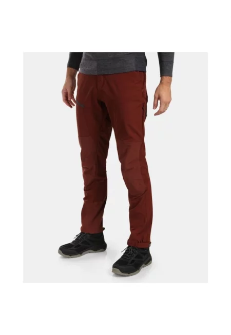 Панталони  Villain Outdoor - тъмночервени - мъжки