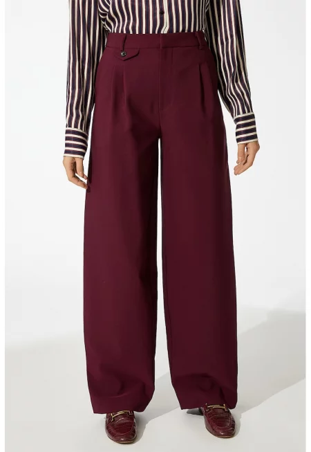 Прав панталон с висока талия