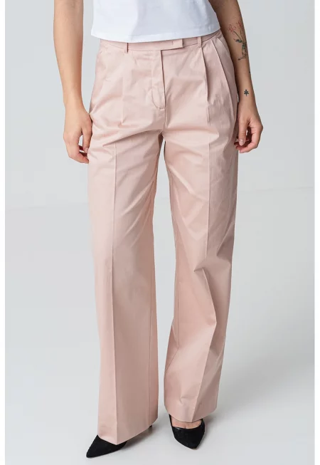 Прав панталон със средновисока талия - Персийски портокал