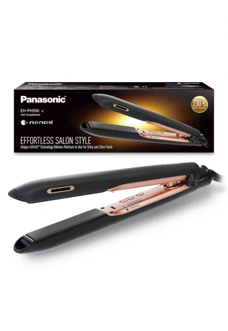 Преса за коса   - Nano technology™ - Темп. макс. 230°C - 5 температурни стъпки - Бързо нагряване за 30s (100°C) -