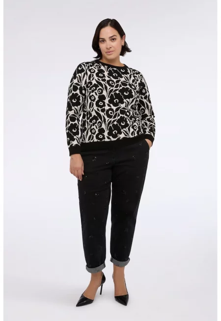 Пуловер с принт