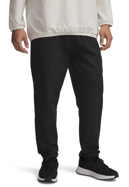 Скосен фитнес панталон Unstoppable - Черен