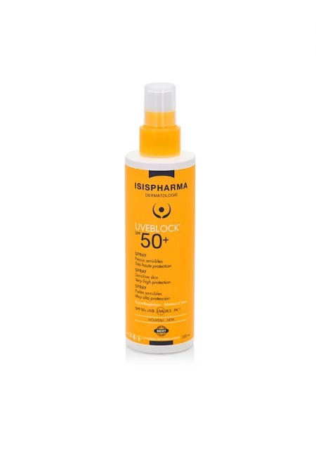 Слънцезащитен спрей с много висока степен - UVEBLOCK® SPF 50+ SPRAY - 200 мл