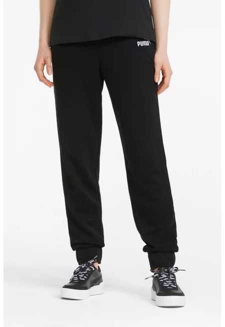 Спортен панталон Essentials+ с джобове - Черен