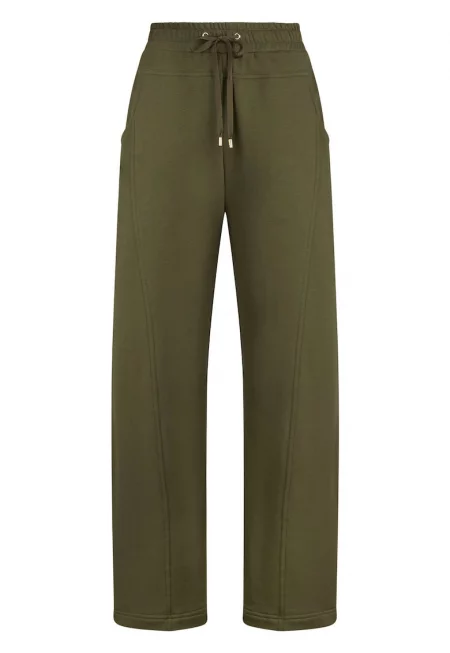 Спортен панталон с джобове - Маслинено зелено