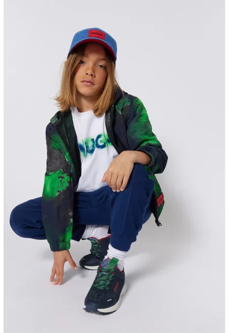 Спортен панталон с регулируема талия - Тъмносин