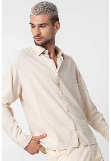 Свободна риза с лен