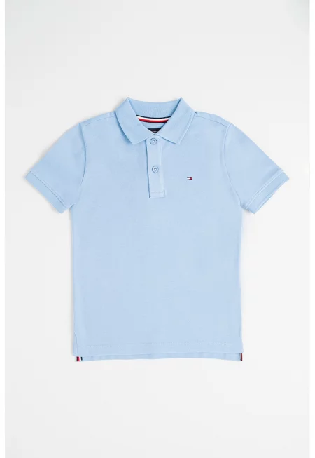 Тениска от памучно пике с яка