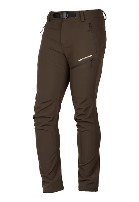 Трекинг панталон Blazej с регулируем колан - Тъмнокафяв