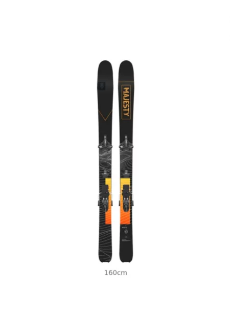Туристически ски  Supertour 160 см с ATK C-Crest 10 връзки и тюленова кожа