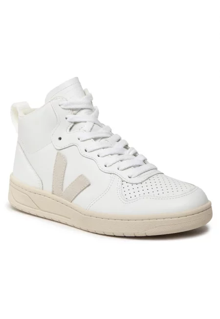 Унисекс кецове -  301484783 - естествена кожа - бял/бежов