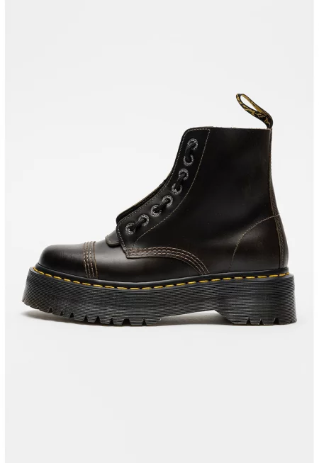 Унисекс кожени боти Sinclair - Тъмнокафяв