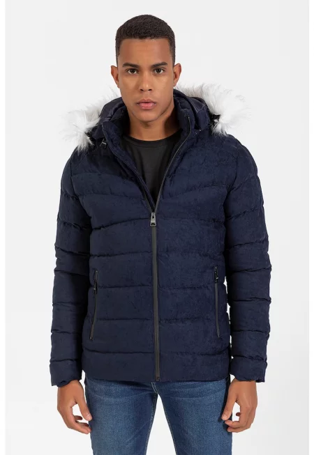 Ватирано зимно яке Miguel с качулка