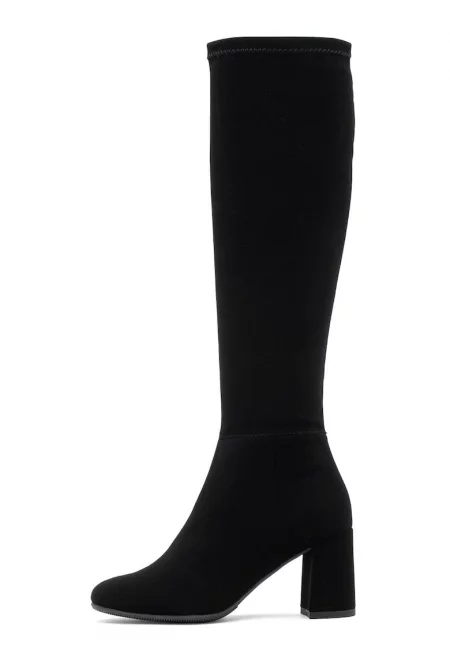 Високи ботуши Gianna с масивен ток - Черен