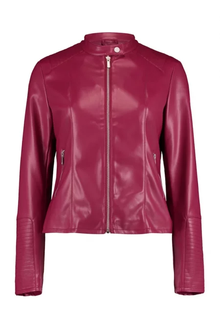 Яке от еко кожа - Бордо