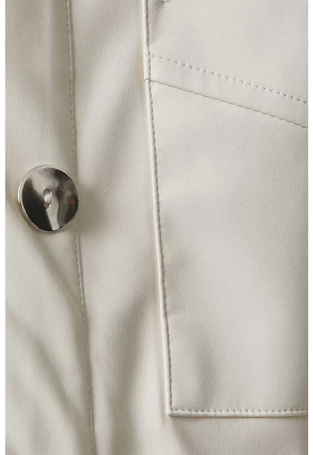 Яке от еко кожа с копчета