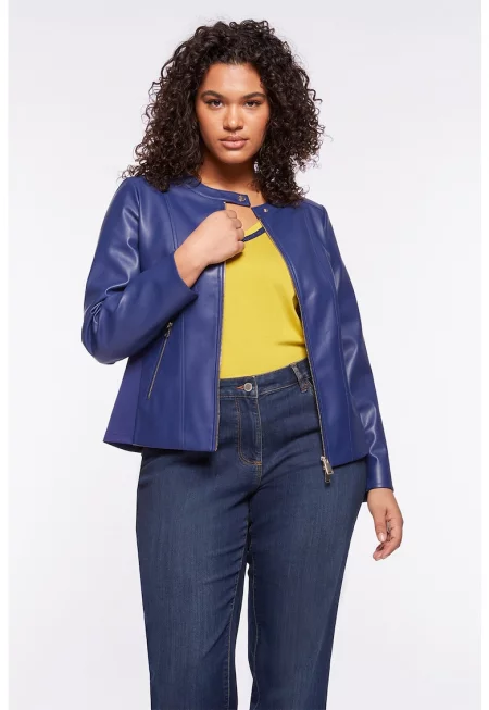 Яке с цип и скосени джобове