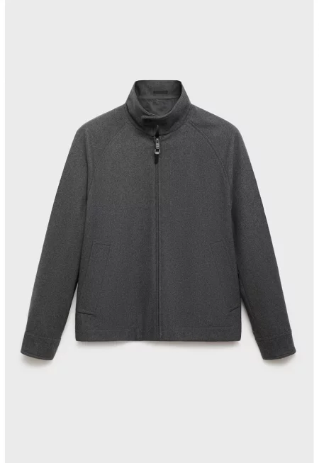 Яке с вълна с реглан ръкави