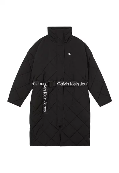 Зимно капитонирано яке с лого