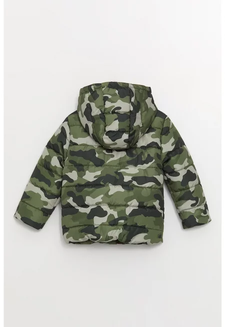 Зимно яке с камуфлажна шарка