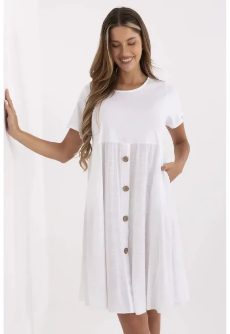 2 in 1 Aspect Cotton Dress