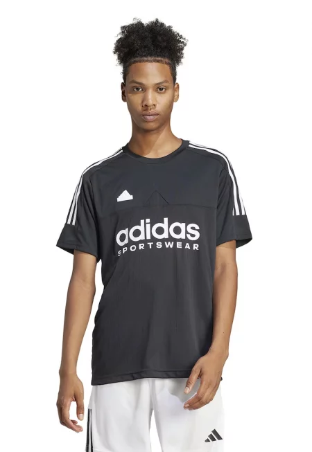 adidas Performance - Тениска с овално деколте и лого
