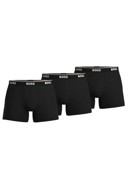 BOSS Мъжки боксерки BOSS - 3-pack - B-Boxer Briefs 3P Power - Cotton Stretch - Logo B-BoxerBr 3P Power 12941