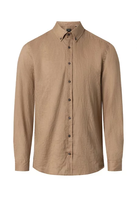 Cămașă din in - Бежов