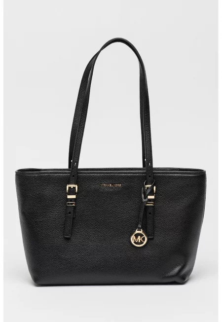 Чанта Jet Set Travel от кожа Сафиано - Черен