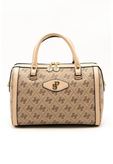 Чанта shopper с шарка - Различни цветове - 19x26x14