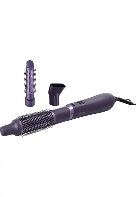 Четка с горещ въздух  Series 3000 BHA305/00 - 800 W - Йонна технология - 3 аксесоара - Диаметър на четката 38 мм - Настройка на температурата и студен ...