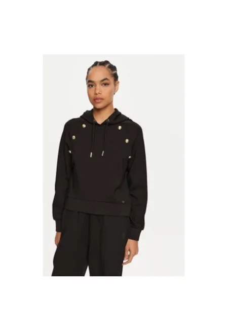 Дамска блуза -  304202803 - Вискоза/Полиестер - Черна - Черен